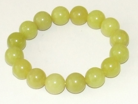 Armband groen 4100 | Groene glaskralen armband