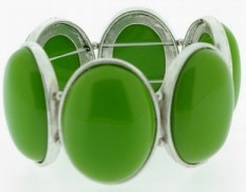 Armband lime groen 6786 | Armband lime groene natuurstenen