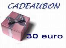 Cadeubon ter waarde van 30 euro 