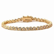 Tennis Armband GoldPlated 